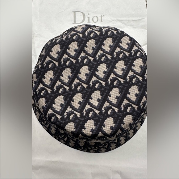 Dior Black and Grey Bucket Hat